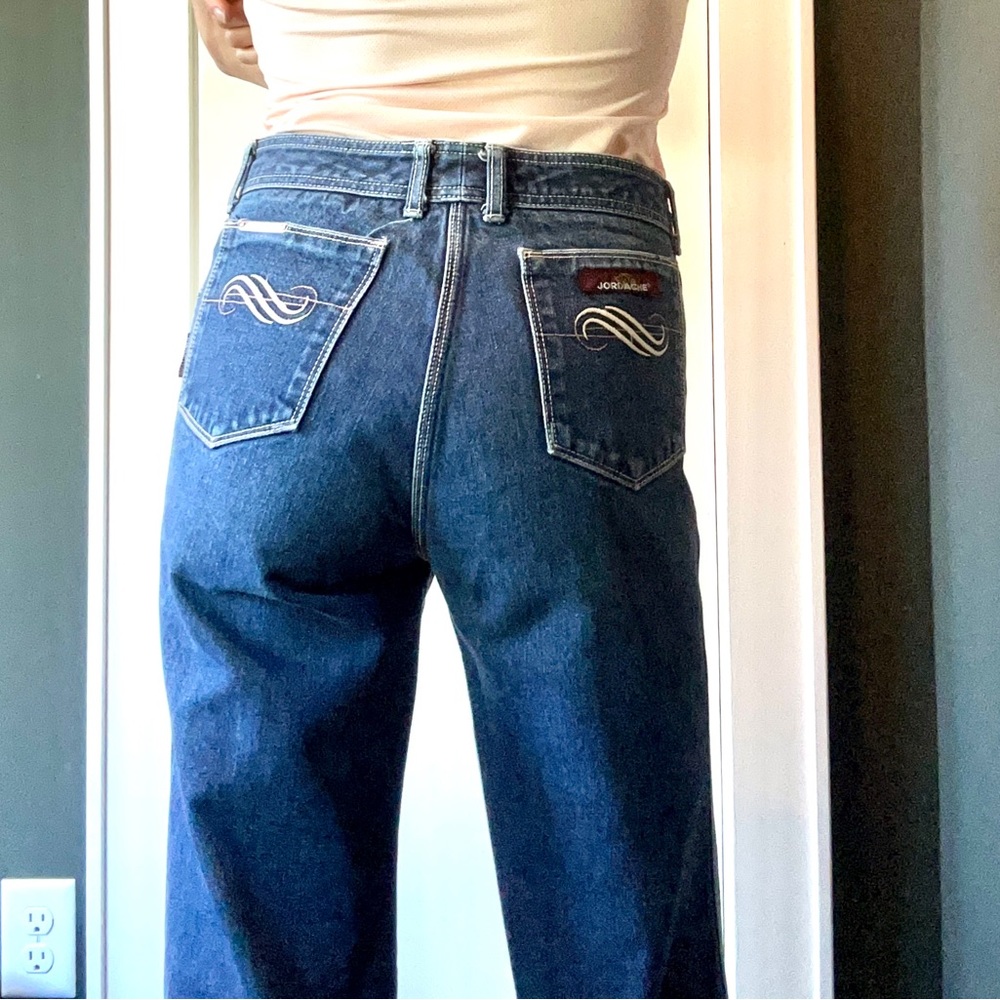 Jordache Dark Wash Stovepipe 80’s Jeans